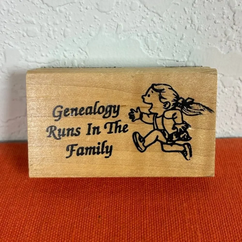 Unbranded Vtg Rubber Stamp- 3x1.5